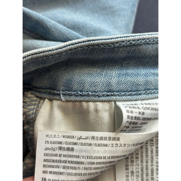 Hollister Blue Jeans Ultra High Rise Super Skinny Soft Stretch 7R Distressed - Picture 10 of 10